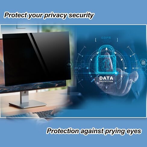 [2 Pack 20 inch Computer Privacy Screen Filter,Reduce Glare Blue Light Computer Monitor Privacy Filter,Anti-Spy Eye Protection Reduce Eye Strain Protector Film,20 in 16:10 Aspect Ratio in Saudi Arabia