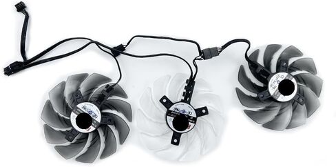95 مم FDC10U12S9-C 85mm FDC10H12S9-C RX6800 GPU مروحة متوافقة مع RX 6800 XT TAICHI X مروحة استبدال بطاقة الرسومات in Saudi Arabia
