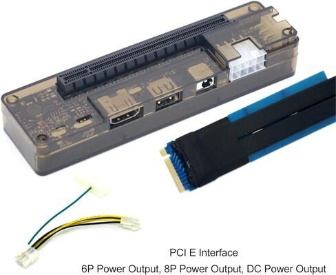 SANPYL LAPTOP EXTROMED VIDEO DOCK ، 6PIN INTERFAFE OUTPUT ، M.2 M KEY PCI E 16X PCIE X16 HD واجهة EXP GDC EXPRESS in Kuwait