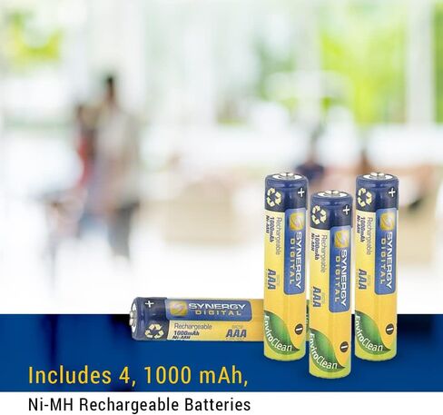 بطارية الهاتف اللاسلكي الرقمي التآزر ، متوافقة مع هاتف Panasonic KX-TGEA40S اللاسلكي ، (Ni-MH ، 1.25V ، 1000 مللي أمبير) in Saudi Arabia