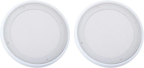2PCS 6.5/8 inch Speaker Grille Car Audio Speaker Cover Decorative Circle Metal Mesh Protector Speaker Cover for Home Speakers, Ceilings, Car Audio Systems(8inch) in Saudi Arabia