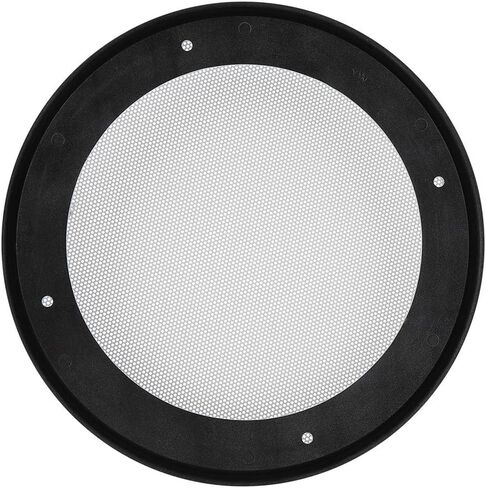 2PCS 6.5/8 inch Speaker Grille Car Audio Speaker Cover Decorative Circle Metal Mesh Protector Speaker Cover for Home Speakers, Ceilings, Car Audio Systems(8inch) in Saudi Arabia