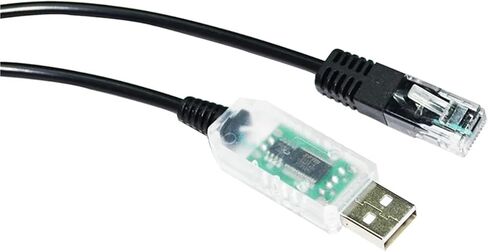 FT232RL رقاقة USB إلى RJ45 RS485 كابل التواصل المضيف المسلسل للمحول للكمبيوتر العاكس إلى الكمبيوتر (3.0METRES ، حالة USB شفافة) in Kuwait