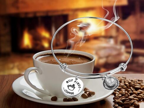 سوار مدمن القهوة من WUSUANED ولكن هدية مجوهرات القهوة الأولى لمحبي قهوة باريستا in Kuwait