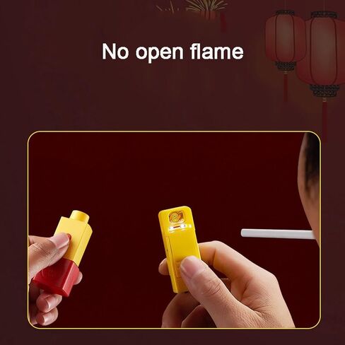 USB Charging Remote Control Lgnition Lighter with Lights, 10M Effective Distance, Flameless Ignition, Electric Lighter for Candle, Camping, Survival, Kitchen (3) in Kuwait