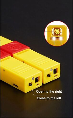 USB Charging Remote Control Lgnition Lighter with Lights, 10M Effective Distance, Flameless Ignition, Electric Lighter for Candle, Camping, Survival, Kitchen (3) in Kuwait