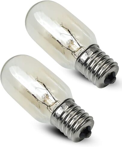 2 PCS مصابيح مصباح الميكروويف تناسب أفران GE والأفار الميكروويف ، لمبة الأجهزة استبدل 10692 ، T7 E17 110V-130V in Saudi Arabia