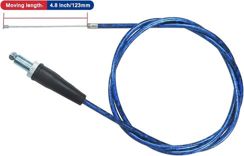 1270mm 50'' Throttle Cable for Coleman CT100U CT200U BT200X Baja Warrior Doodlebug Db30 Mb165 Mb200 MOTOVOX MBX10 Monster Moto Mini Bike 50cc-125cc Coolster Apollo Pit Dirt Bike Motocross Black in Saudi Arabia