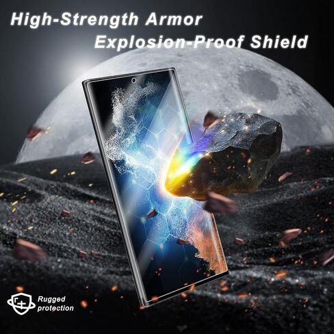 2+2 حزمة لـ Samsung Galaxy S22 واقي شاشة الخصوصية الفائقة [Not Glass] ، 2 حزمة من السيراميك مع 2 حزمة واقي عدسة الكاميرا ، مضاد للتجس in Saudi Arabia