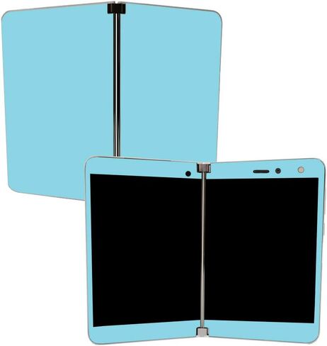 Mayyskins Skin for Microsoft Surface Duo - Hot Hot Solid | غلاف الالتفاف الواقي ، الدائم ، والفريد من نوعه | من السهل تطبيق الأنماط وإزالتها وتغييرها | صنع في الولايات المتحدة in Saudi Arabia
