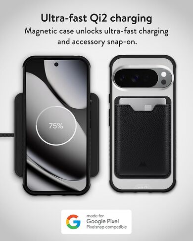 Mous Clear Case for Google Pixel 10 Pro XL (2025) ، متوافق مع Qi2 Magsafe و Pixelsnap - Clarity - Pixel Pixel 10 Pro XL - مقاوم للخدش ومضاد للأصفر وواحد بلوري in Kuwait