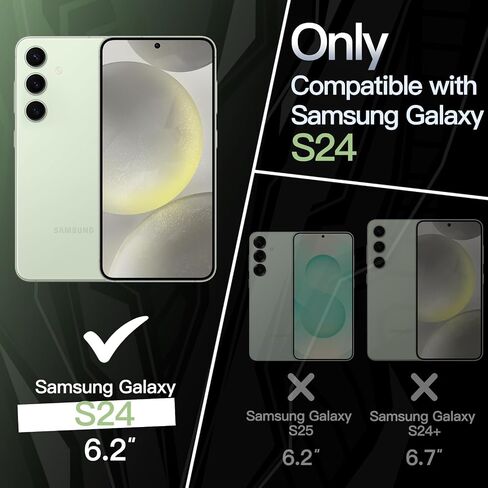 Jetech Slim Fit Case لـ Samsung Galaxy S24 5G ، حماية عدسة الكاميرا الكاملة ، غطاء الهاتف الواقي TPU الناعم مع النهاية غير اللامعة ، صدمية (أسود) in Saudi Arabia