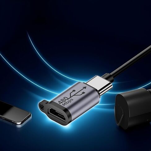 USB C/Lightning إلى محول USB Micro ، النوع C/Micro USB أنثى إلى محول الذكور البرق ، USB C/إلى موصل USB صغير ،/الإضاءة إلى الموسع in Saudi Arabia