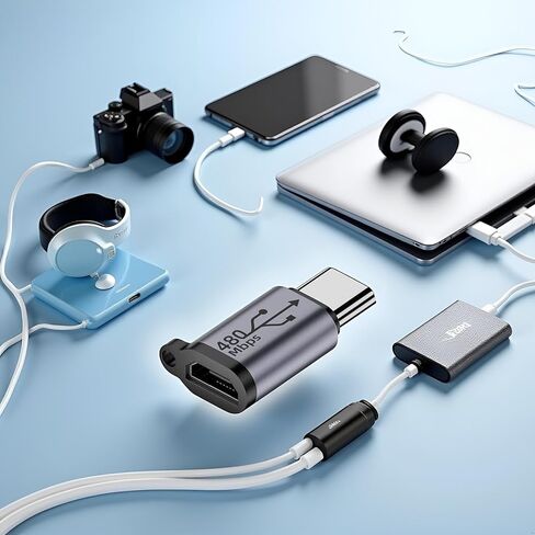 USB C/Lightning إلى محول USB Micro ، النوع C/Micro USB أنثى إلى محول الذكور البرق ، USB C/إلى موصل USB صغير ،/الإضاءة إلى الموسع in Saudi Arabia