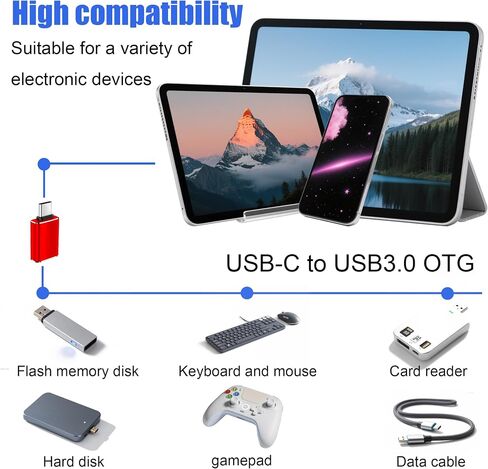 حزمة محول USB C إلى USB من 4 usb c ذكر إلى محول أنثى USB3 متوافق مع iPhone 16 Pro Max Pro Air 2023 imac ipad mini pro ، نوع آخر C أو Thunderbolt 4/3 ، in Saudi Arabia