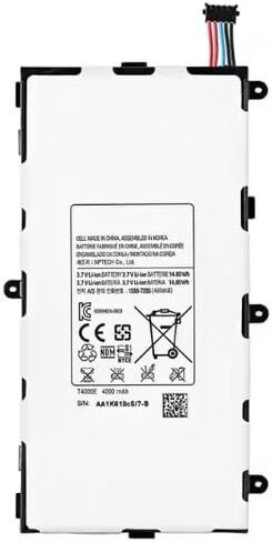 بطارية عامة T4000e 4000mAh 3.7V متوافق مع Galaxy Tab 3 7.0 '' T211 T210 T215 T217A T210R T2105 P3210 P3200 in Saudi Arabia