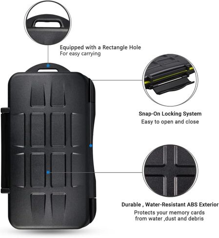 JJC CFexpress Type B Card Reader USB Adapter & 6 Slots Card Case for CFexpress Type B Card (Card Reader Not for XQD Card) in Kuwait