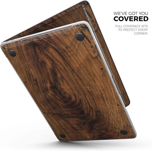 Raw Wood Planks V11 Full-Body Wrap Scratch Resistant Decal Skin-Kit Compatible with MacBook 16" Pro M1 (A2485) in Saudi Arabia