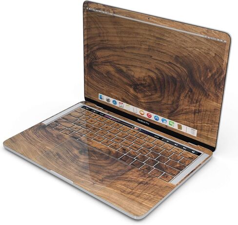 Raw Wood Planks V11 Full-Body Wrap Scratch Resistant Decal Skin-Kit Compatible with MacBook 16" Pro M1 (A2485) in Saudi Arabia