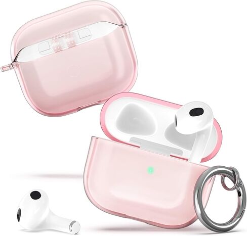 ULAK Compatible with AirPods 3 Case for Women Girls, Pink in Saudi Arabia