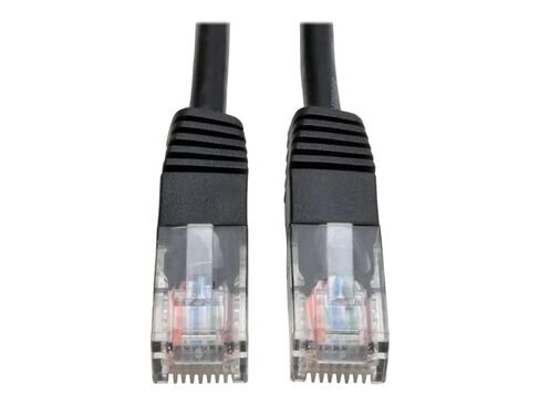 TRIPP Lite Eaton Series N002-010-BK CAT5E Ethernet Patch Cable 10 FT ، RJ45 M/M ، 350 MHz UTP مقولبة ، Gigabit Poe ، Black ، Cloud Care Bundle مؤهلة (50 حزمة) in Kuwait
