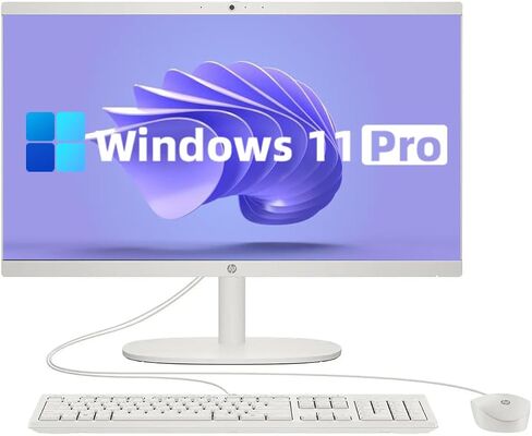 HP All-in-One Computer • 21.5 '' Display FHD • Intel Celeron J4025 Processor • Wi-Fi 6 • Win 11 Pro in Saudi Arabia