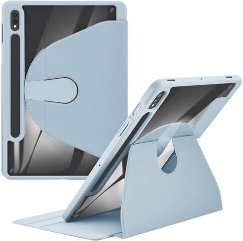 السفر على حالة الكمبيوتر اللوحي متوافقة مع طراز Samsung Galaxy Tab A9+ 10.5 بوصة 2023 (SM-X210/X216/X218) ، 360 درجة المتوافقة مع الجهاز اللوحي الذكي ، الغطاء الخلفي للكمبيوتر الشخصي ، الغطاء الصلب ، العلبة in Kuwait