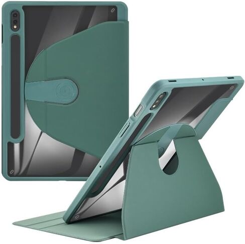 السفر على حالة الكمبيوتر اللوحي متوافقة مع طراز Samsung Galaxy Tab A9+ 10.5 بوصة 2023 (SM-X210/X216/X218) ، 360 درجة المتوافقة مع الجهاز اللوحي الذكي ، الغطاء الخلفي للكمبيوتر الشخصي ، الغطاء الصلب ، العلبة in Saudi Arabia