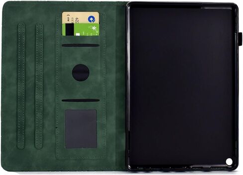 Tablet Travel Premium Leather Folio Case متوافق مع Kindle Fire HD10/HD10 بالإضافة إلى 2021 مع عرض متعدد الزوايا وحماية لميزة النوم/الاستيقاظ التلقائي in Kuwait