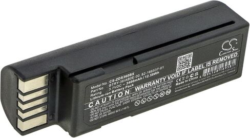 Battery Replacement for Zebra Part NO: 82-166537-01, BTRY-36IAB0E-00, DS3600, DS3678, EVM, LI3600, LI3678, LS3600, LS3678 in Saudi Arabia