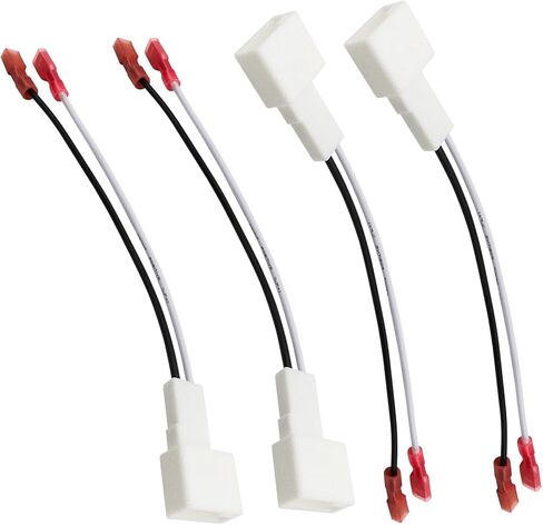 4Pcs 72-8104 Speaker Adapter Wire Harness Fit for 2008-2019 Toyota Tacoma Tundra Camry 4 Runner Scion Corolla Modes, Front and Rear Door Speaker Wiring Harness Adapter Plug (72-8104) in Kuwait
