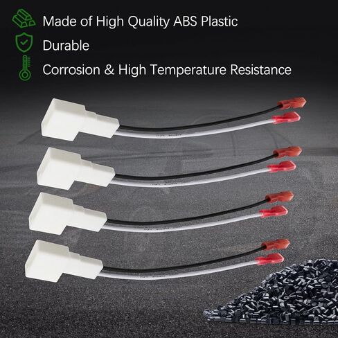 4Pcs 72-8104 Speaker Adapter Wire Harness Fit for 2008-2019 Toyota Tacoma Tundra Camry 4 Runner Scion Corolla Modes, Front and Rear Door Speaker Wiring Harness Adapter Plug (72-8104) in Kuwait