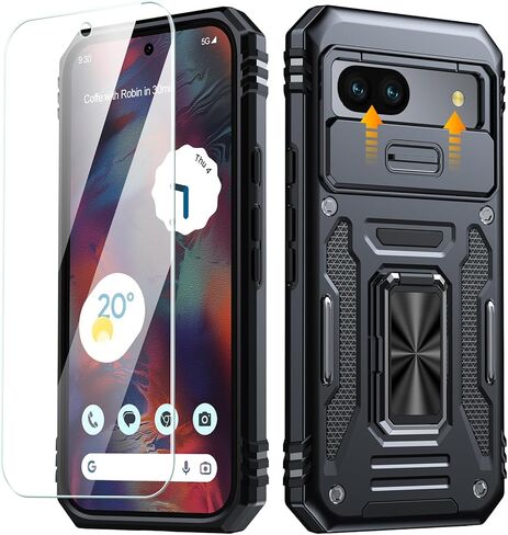 ANTSHARE for Google Pixel 10 pro XL Case with Kickstand, Diamond Clear & Military-Grade Drop Protection,Anti-Scratch Hard PC Back, Slim Anti-Yellowing 2025 in Saudi Arabia