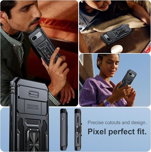 ANTSHARE for Google Pixel 10 pro XL Case with Kickstand, Diamond Clear & Military-Grade Drop Protection,Anti-Scratch Hard PC Back, Slim Anti-Yellowing 2025 in Saudi Arabia