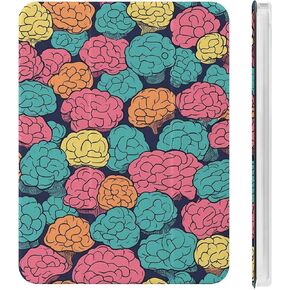 Brains Colorful Pattern Case with Pen Holder Slim Lightweight Trifold Stand Compatible with iPad mini 4/5/6 Mini6（8.3in） in Saudi Arabia