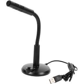 POPETPOP USB Microphone with Angle Versatile Desktop Mic for Streaming Meetings Voice Chats Easy to Use Design Independent Power Indicator Light in Saudi Arabia