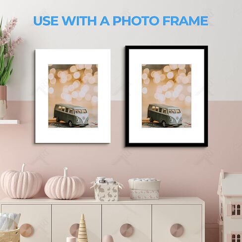 Golden State Art, 10 Pack 16x20 White Picture Mat for 11x14 Photos in Kuwait