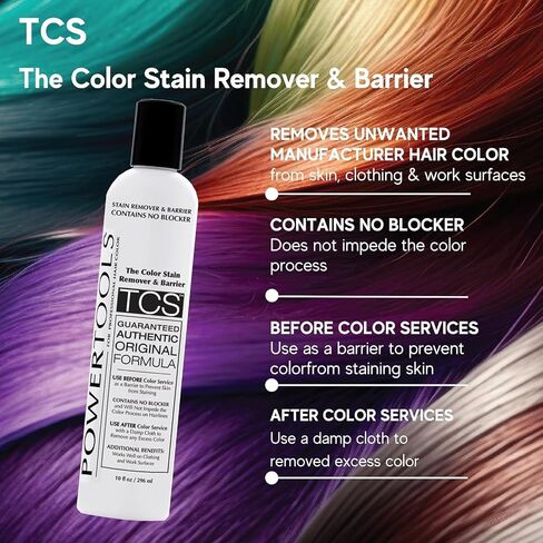 TCS, The Original Color Stain Remover 10 oz | Shake Well & Apply Prior To Hair Color As A Barrier | Does Not Interfere With Color Process in Saudi Arabia