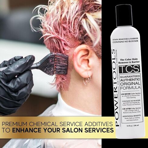TCS, The Original Color Stain Remover 10 oz | Shake Well & Apply Prior To Hair Color As A Barrier | Does Not Interfere With Color Process in Saudi Arabia