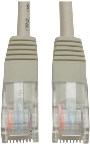 Eaton Tripp Lite N002-025-GY-GY CAT5E CABLE ETHERNET CATPLE 25 FT ، 350MHz RJ45 M/M ، POE GIGABIT 1GBPS ، مصبوب سلك الشبكة الرمادية UTP مصبوب ، حزمة سحابة مسبقًا مؤهلة (10 حزمة) in Saudi Arabia