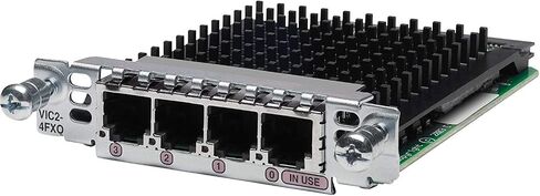 Cisco VIC2-4FXO بطاقة واجهة الصوت ذات أربعة شروط-FX (متجدد) in Saudi Arabia