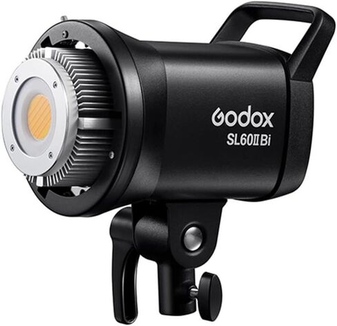 Godox SL60IIBi 75W Bowens Mount Led Video Light,11 FX Effects CRI≥96 TLCI≥97 2800K-6500K,16 Groups 32 Channels,2.4GHz Wireless/Bluetooth/Light Body Control,0%-100% Brightness Adjustment in Saudi Arabia