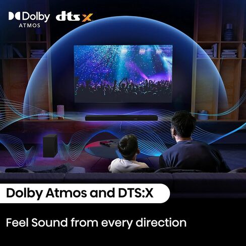 Hisense R632 3.1 Channel 380W Soundbar مع مضخم الصوت اللاسلكي* و Dolby Atmos (متجدد) in Kuwait