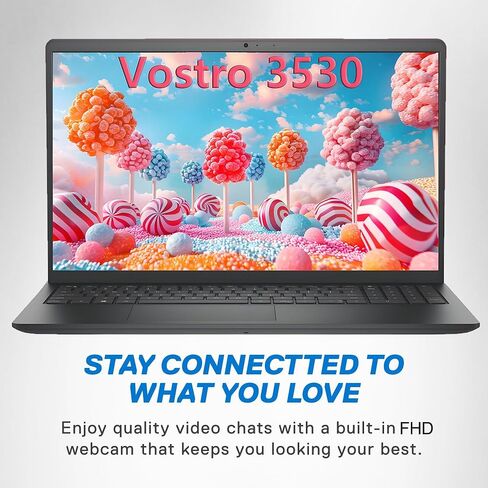 Dell 15.6 "3530 كمبيوتر الكمبيوتر المحمول لطالب المنزل والأعمال ، Intel 10-Core I5-1334U (Beat i7-1250U) ، 32GB RAM ، 1TB PCIe SSD ، 120Hz FHD ، WiFi ، Bluetooth ، Carbon Black ، Windows 11 Pro (Renewed) in Saudi Arabia