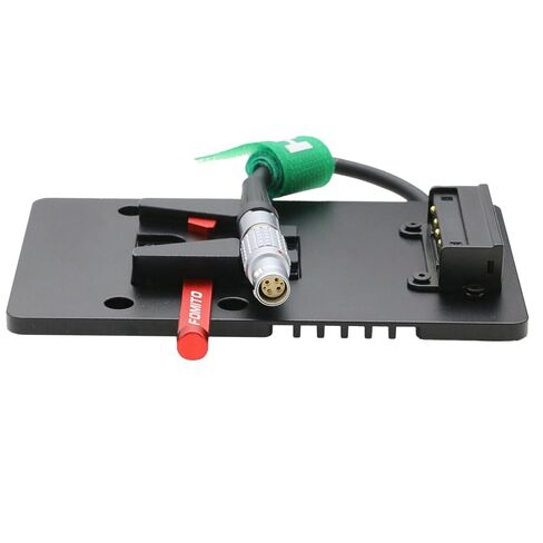 V-Mount V-Lock Battery Plate Power Supply for DJI Ronin 4D Camera, 6 Pin Female Connector, 10cm in Saudi Arabia