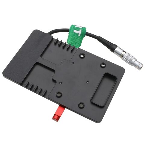 V-Mount V-Lock Battery Plate Power Supply for DJI Ronin 4D Camera, 6 Pin Female Connector, 10cm in Saudi Arabia