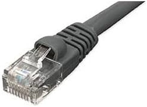 CAT5e Enhanced Patch Cable with Boot 1ft Black in Saudi Arabia