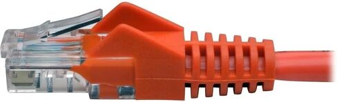 Tripp Lite Eaton N001-014-OR Cat5e Snagless Gigabit Ethernet Patch Cable, 14 ft RJ45 350MHz 26AWG UTP, Orange, Gold Contacts, Crosstalk, Cloud Care Pre-Configured Bundle Eligible (50 Pack) in Saudi Arabia