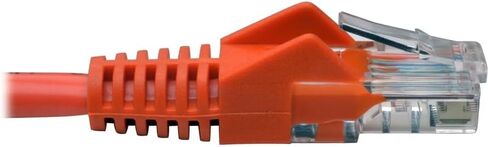Tripp Lite Eaton N001-014-OR Cat5e Snagless Gigabit Ethernet Patch Cable, 14 ft RJ45 350MHz 26AWG UTP, Orange, Gold Contacts, Crosstalk, Cloud Care Pre-Configured Bundle Eligible (50 Pack) in Saudi Arabia