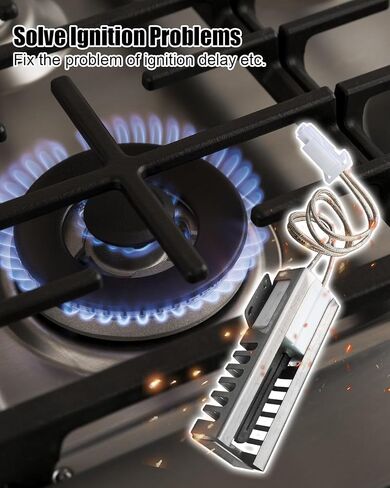 النطاق الفرن المناظر الاشتعال ل GE ، Igniter Glowbar Broil استبدال WB13x25261 WB13K10020 4338051 AP5986241 EAP11725182 PS11725182 in Kuwait